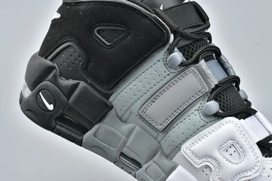 More White Nike Air Tri-Color Uptempo 921948-002 Grey Black 1226